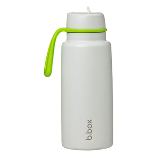 insulated flip top 1L bottle - lime time