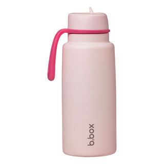 insulated flip top 1L bottle - pink paradise