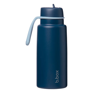 insulated flip top 1L bottle - midnight