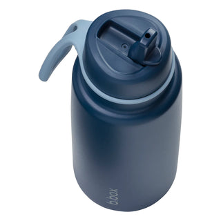 insulated flip top 1L bottle - midnight