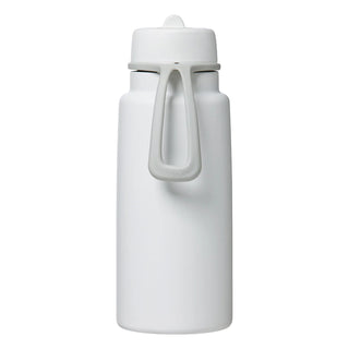 insulated flip top 1L bottle - white out