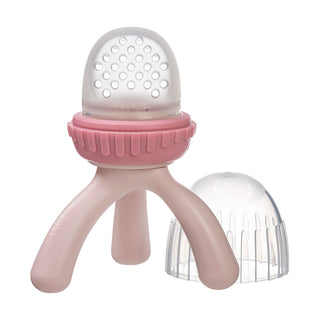 silicone fresh food feeder - blush