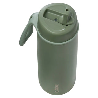 690mL insulated flip top bottle - olive