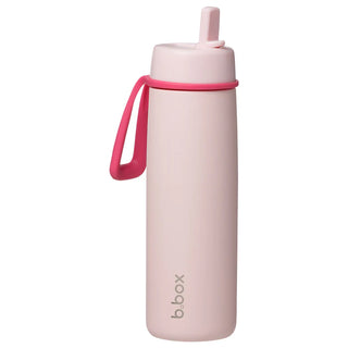 690mL insulated flip top bottle - pink paradise