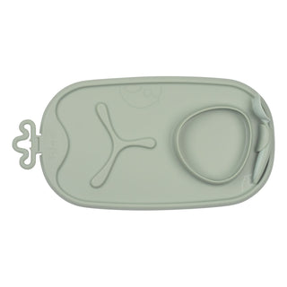 roll + go mealtime mat - sage