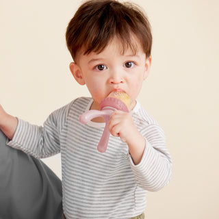 silicone fresh food feeder - blush