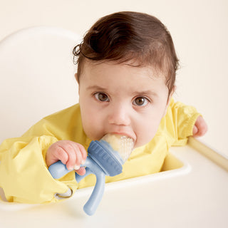 silicone fresh food feeder - lullaby blue