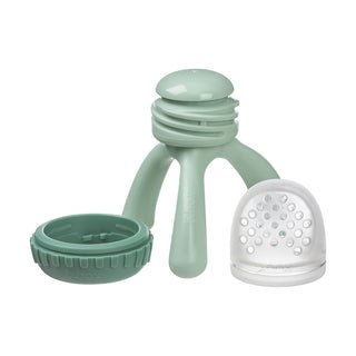 silicone fresh food feeder - sage