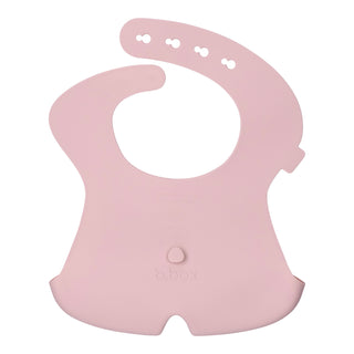 silicone bib - blush