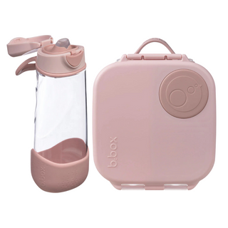 sport spout bottle blush crush + mini lunchbox blush crush