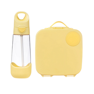 Tritan™ drink bottle lemon twist + lunchbox lemon twist