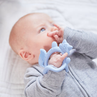 wrist teether - lullaby blue