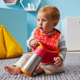 insulated drink bottle strawberry shake + mini lunchbox strawberry shake