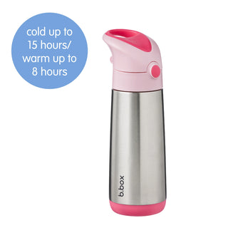 insulated drink bottle - blush crush