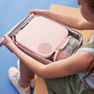 insulated flip top 1L bottle berry smoothie + lunchbox blush crush