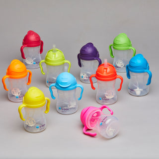 2 pack sippy cup - cobalt + bubblegum