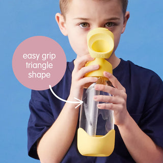 Tritan™ drink bottle lemon twist + lunchbox lemon twist