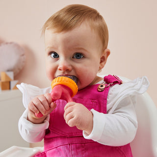 *new* silicone fresh food feeder - strawberry shake - b.box for kids